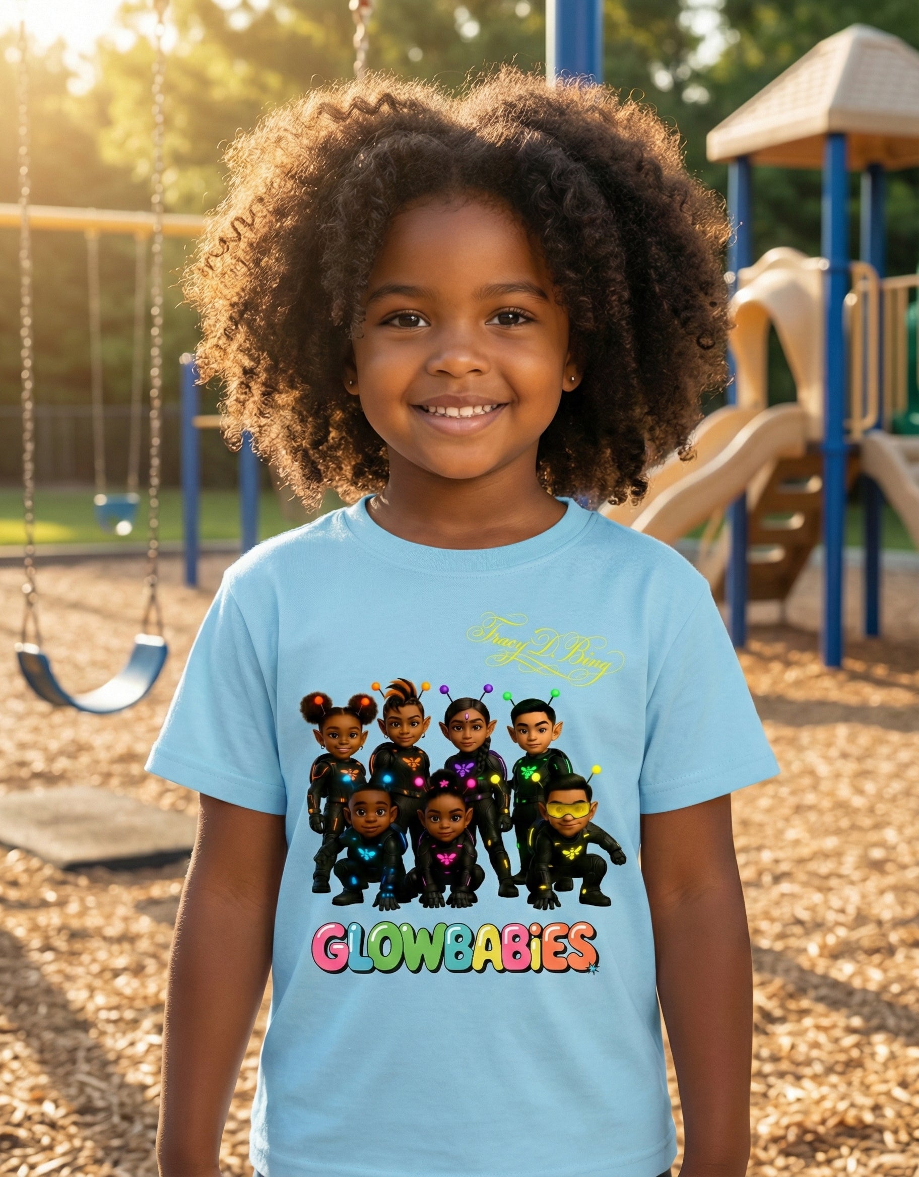 Special Edition Signed Glowbabies group T-shirt