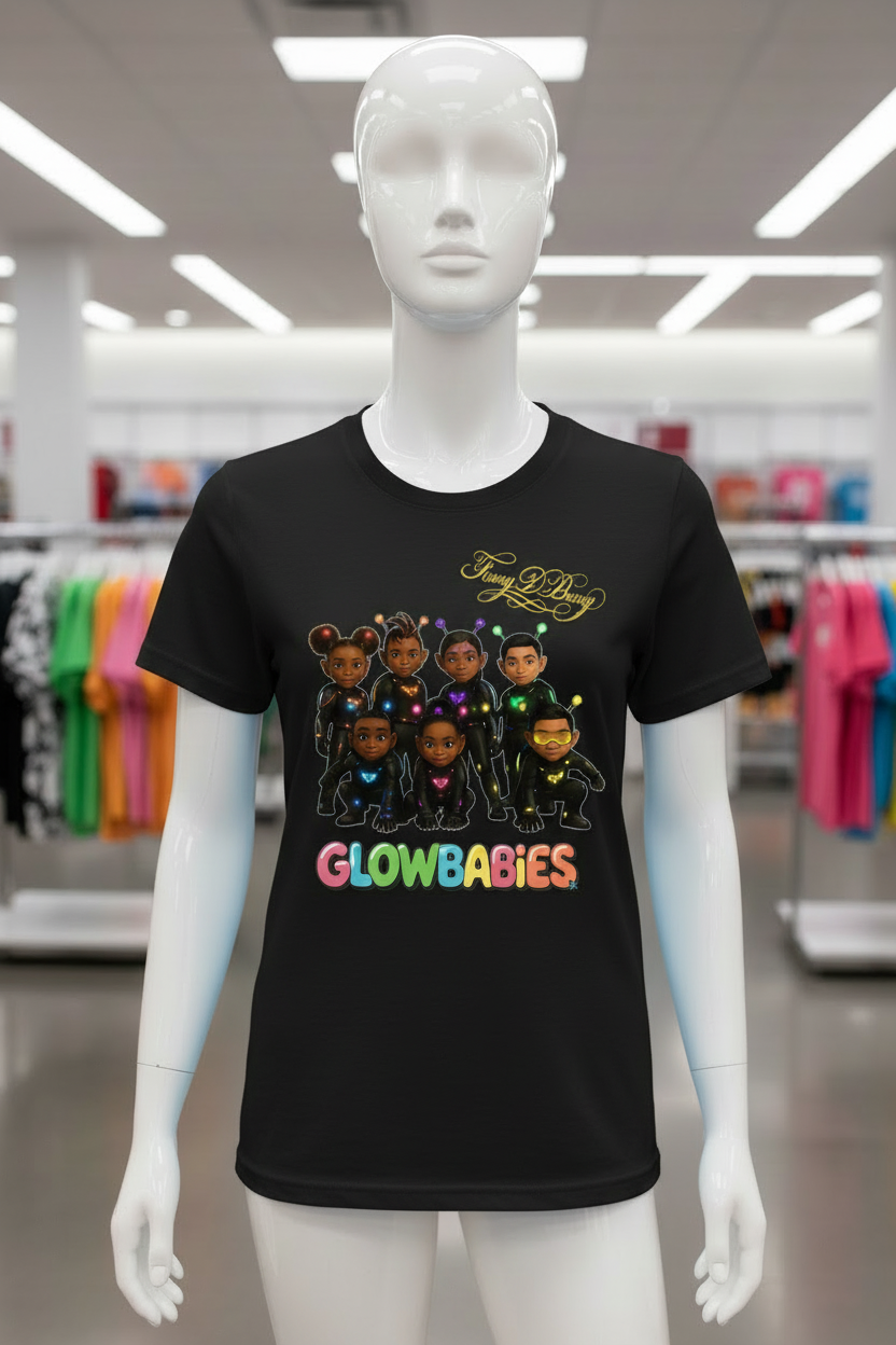 Special Edition Signed Glowbabies group T-shirt