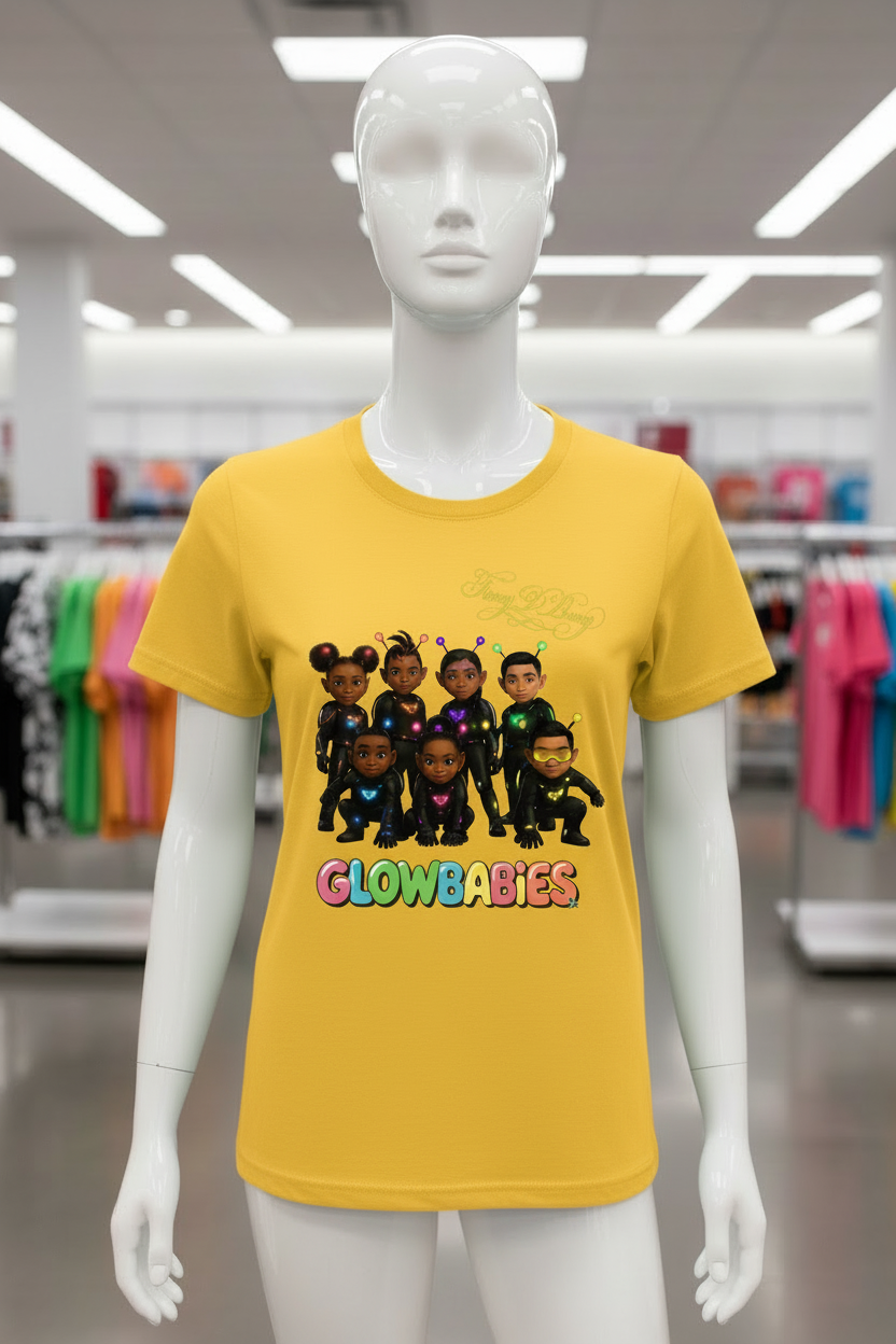 Special Edition Signed Glowbabies group T-shirt