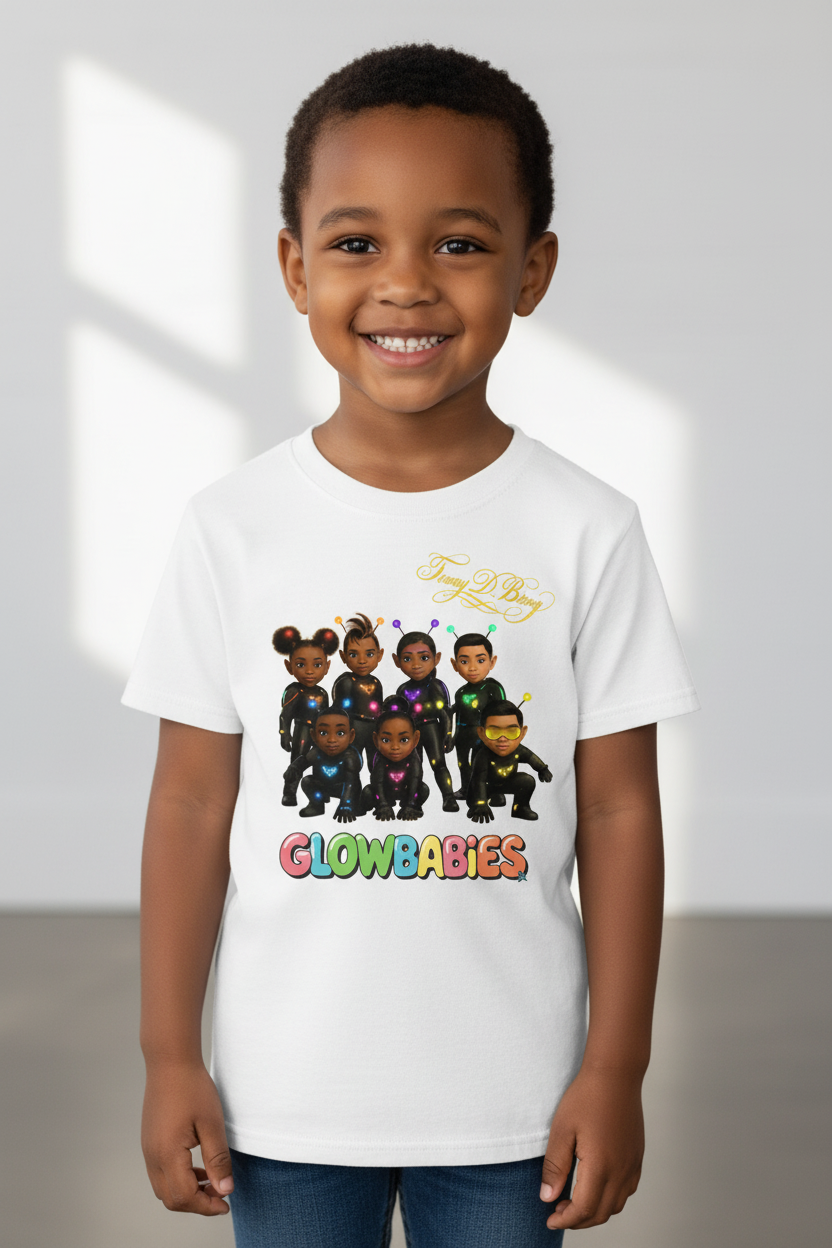 Special Edition Signed Glowbabies group T-shirt